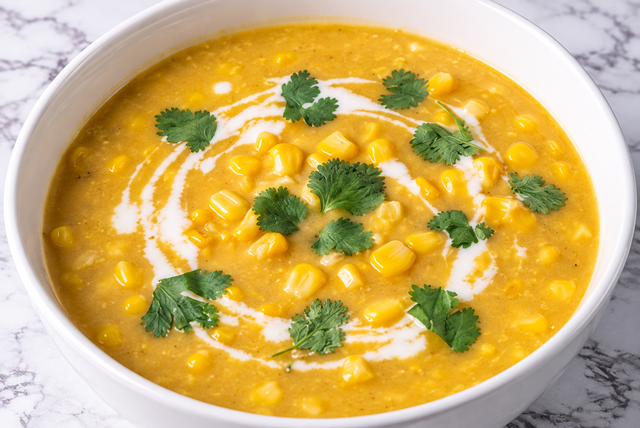 Sweet Corn Soup.