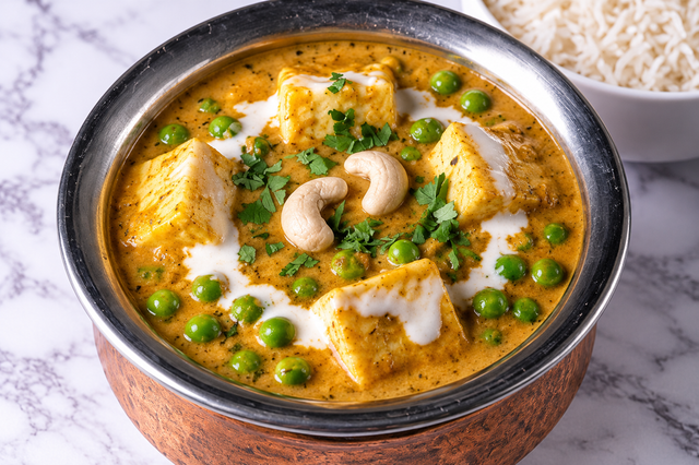 Kaju Mutter Paneer.