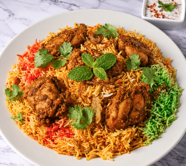 Boneless Chicken Biryani.