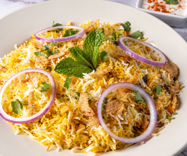 Paneer Biryani.