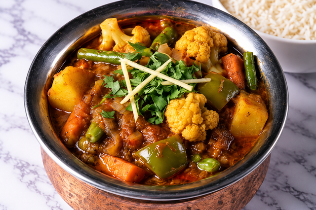 Veg Kadai.