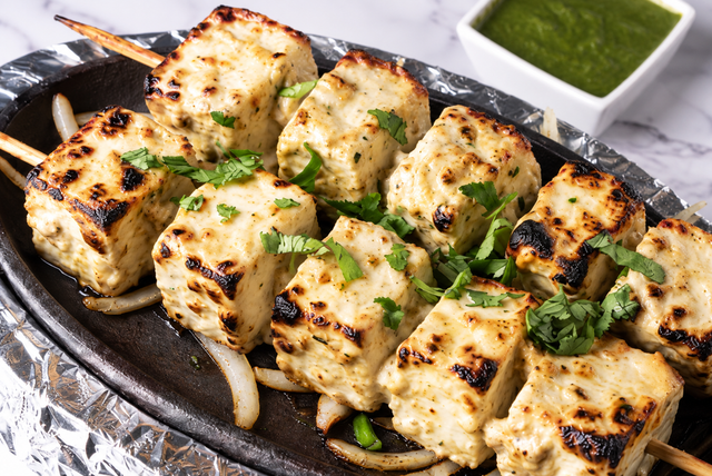Malai Paneer Tikka.