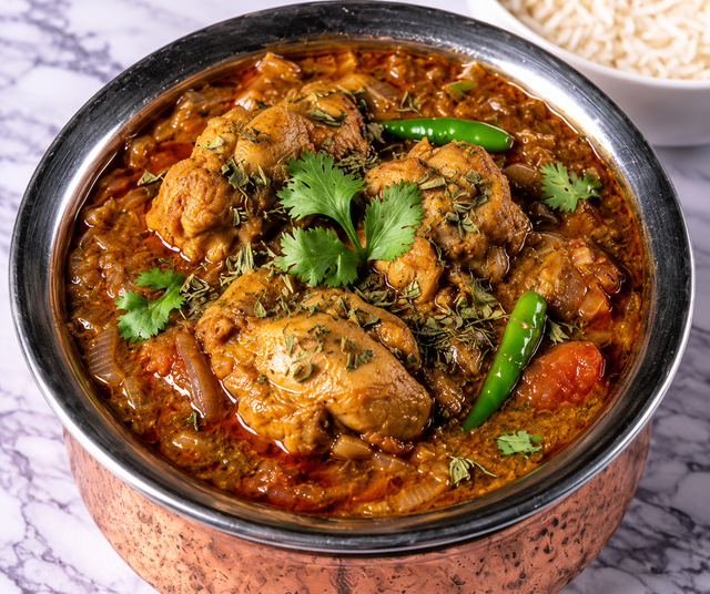 Methi Chicken.