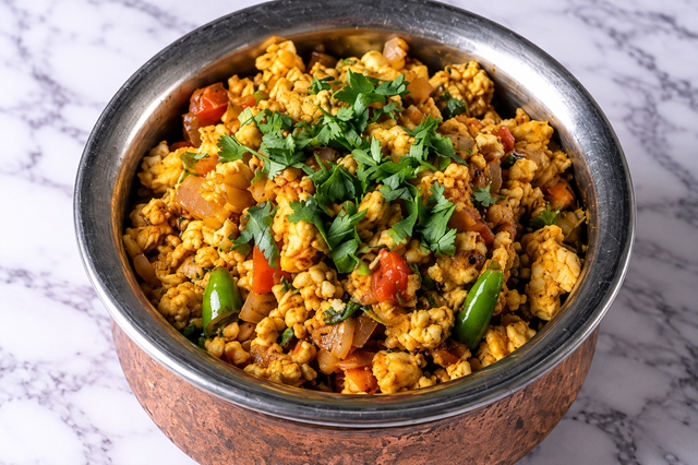 Paneer Burji.