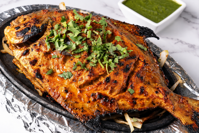 Tandoori Pomfret.