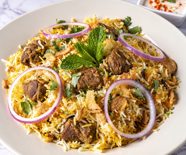 Lamb Biryani.