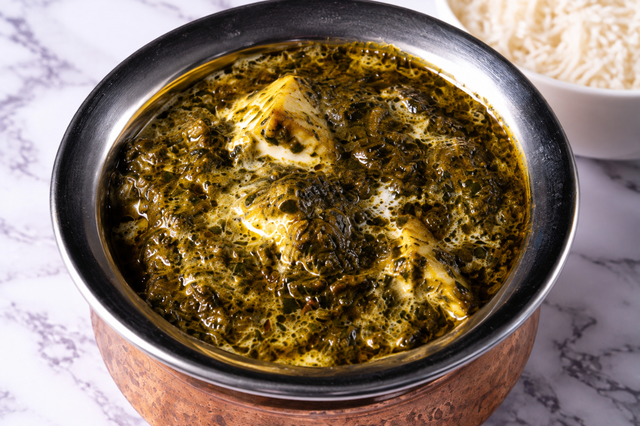 Saag Paneer.