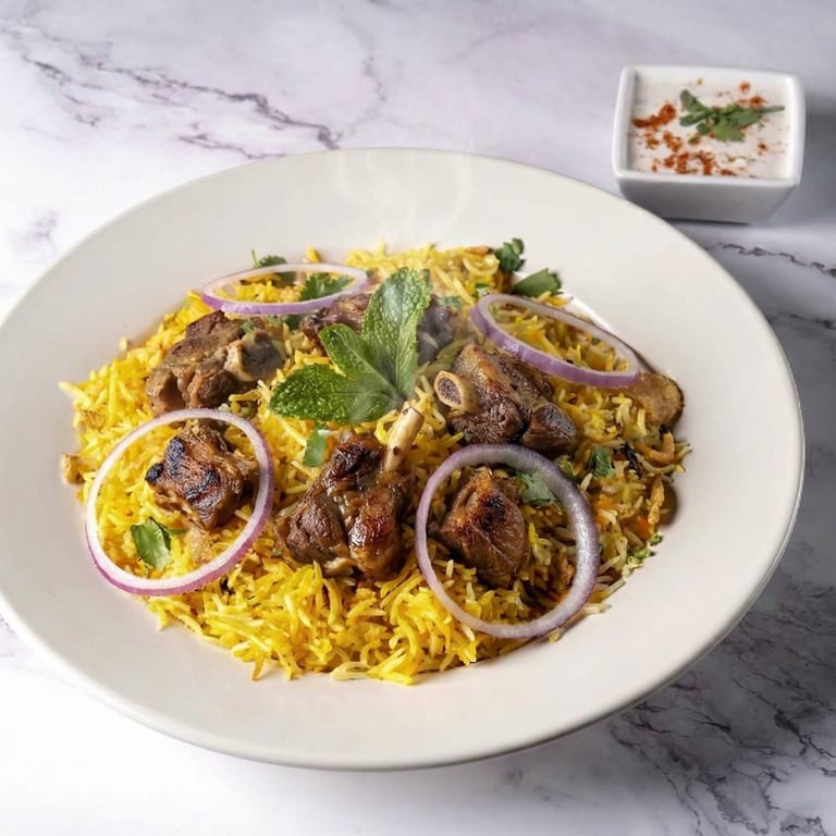Delicious Goat Biryani